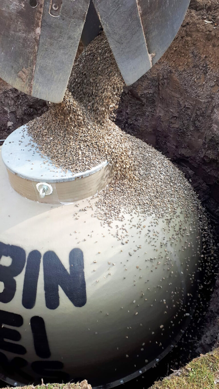 Pelletstank im Vorgarten › Haase Tank GmbH