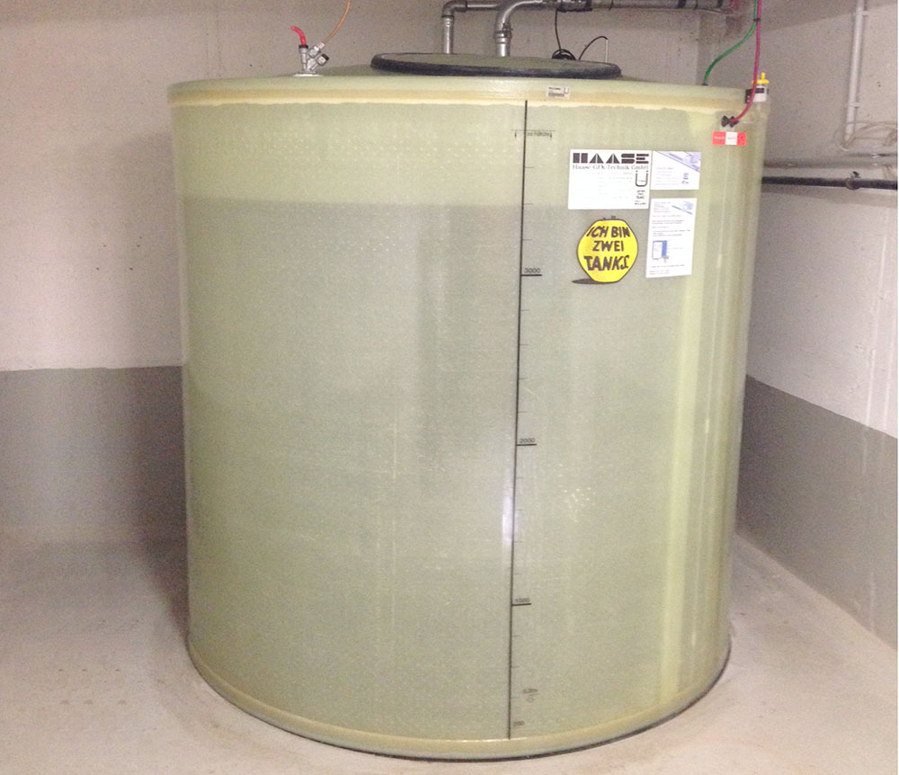 The Haase basement tank can be set up in any earthquake zone in Germany.